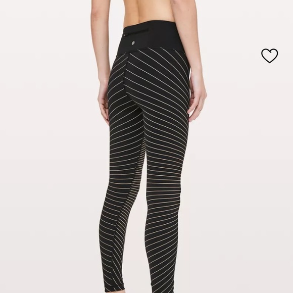 Lululemon | Black Speed Wunder Tight Reflective | Size 6 - Picture 4 of 10